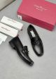 Ferragamo Man Black Calfskin Business Leather Shoes 0428109 (2)_th.jpg